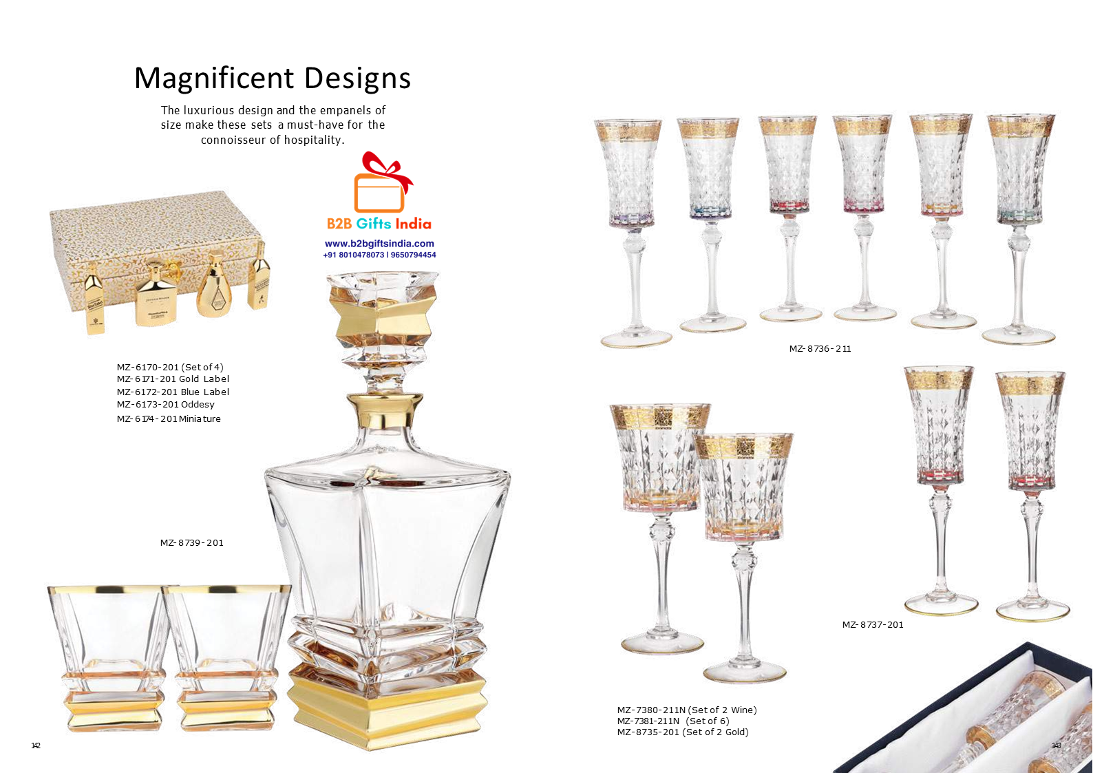  Luxury Glass & Decnter Set  